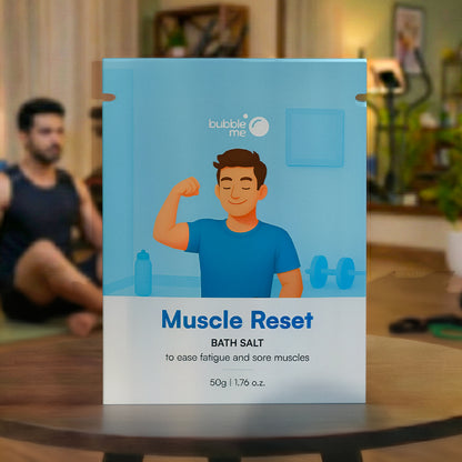 Muscle Reset | Epsom Salt & Eucalyptus-Lavender Blend | Bath Salt Sachet
