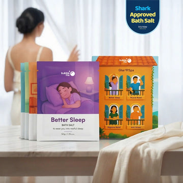 The Reset Kit - Bath Salts | Anti-Stress | Muscle Reset | Migraine Relief | Good Sleep | Pack of 4