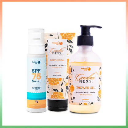Daily Body Care Combo | Sunscreen, Shower Gel & Lotion