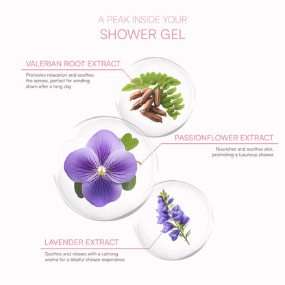 Calming Body Wash with Passionflower & Lavender for Even Skin Tone