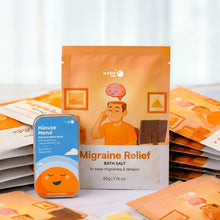 Migraine Relief Combo – Bath Salt Sachet + Magnesium Balm