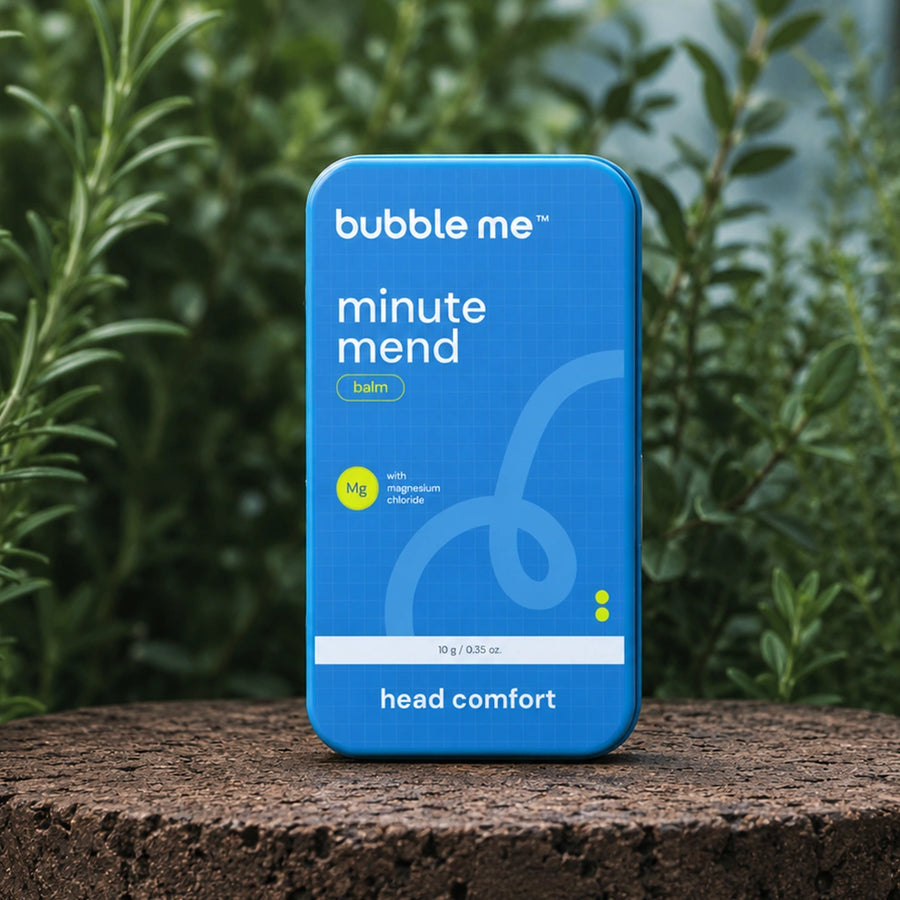 Minute Mend Magnesium Balm 10g - Magnesium Chloride + Peppermint & Eucalyptus