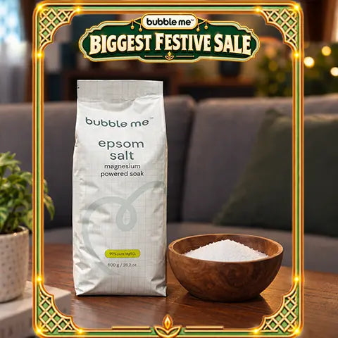 Magnesium Powered Epsom Salt 800g | 99.8% Epsom Salt + Peppermint