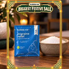 Migraine Relief Magnesium Bath Salt 50g | Peppermint + Chamomile
