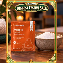 Muscle Reset Magnesium Bath Salt 50g | Dead Sea Salt + Eucalyptus