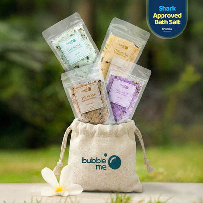 The Soak Potli | Epsom Salt & Essential Herbs | Pack of 4 | Bath salts