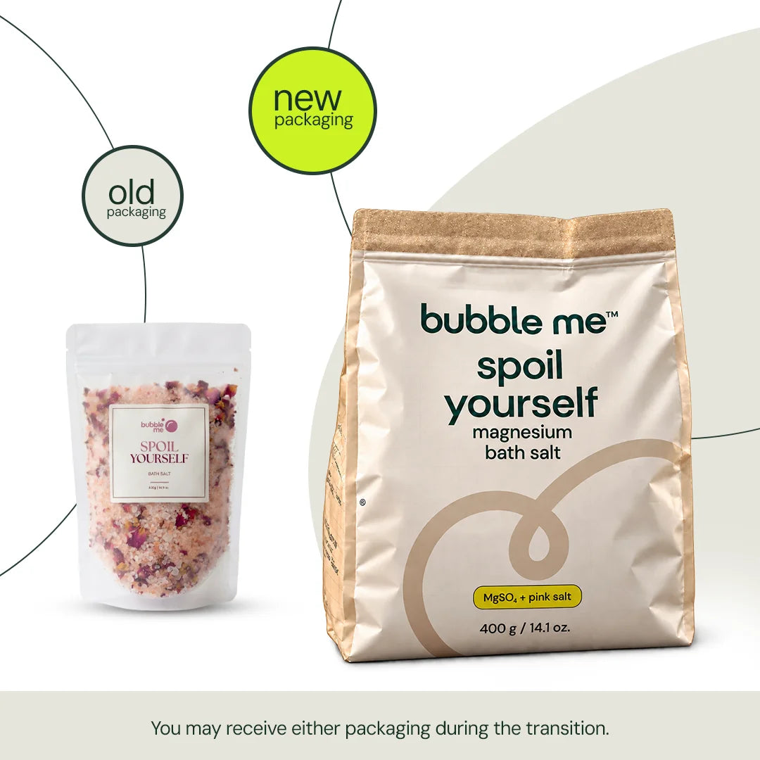 Spoil Yourself Magnesium Bath Salt 400g | Epsom + Himalayan Pink Salt
