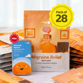 Head Relief Combo (Pack of 28 Migraine Relief )+ Balm FREE