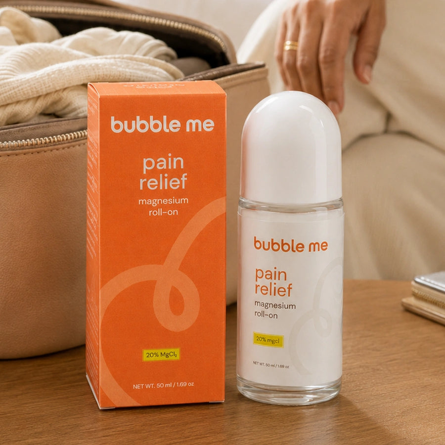 Pain Relief Magnesium Roll-On 50mL | 20% Magnesium Chloride + Menthol