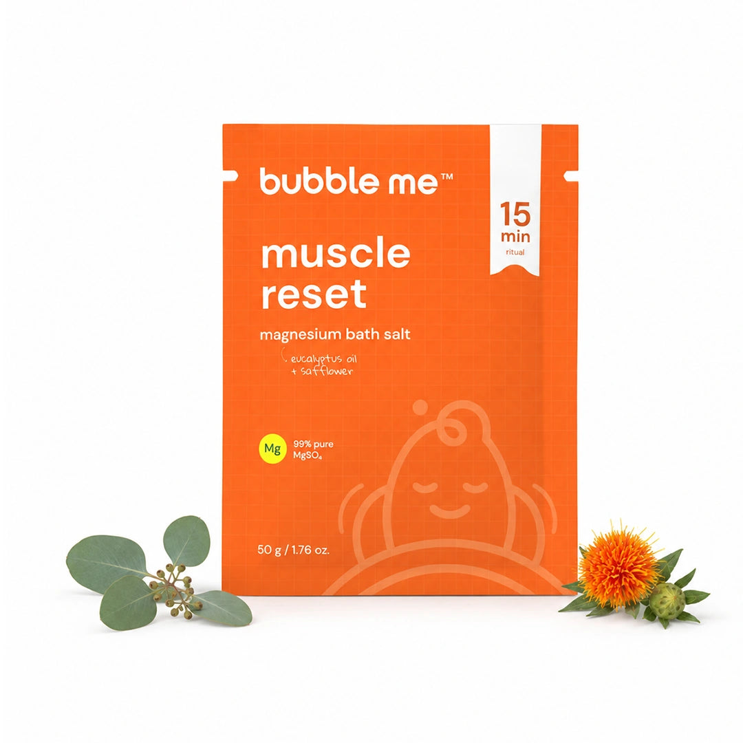 Muscle Reset Magnesium Bath Salt 50g | Dead Sea Salt + Eucalyptus