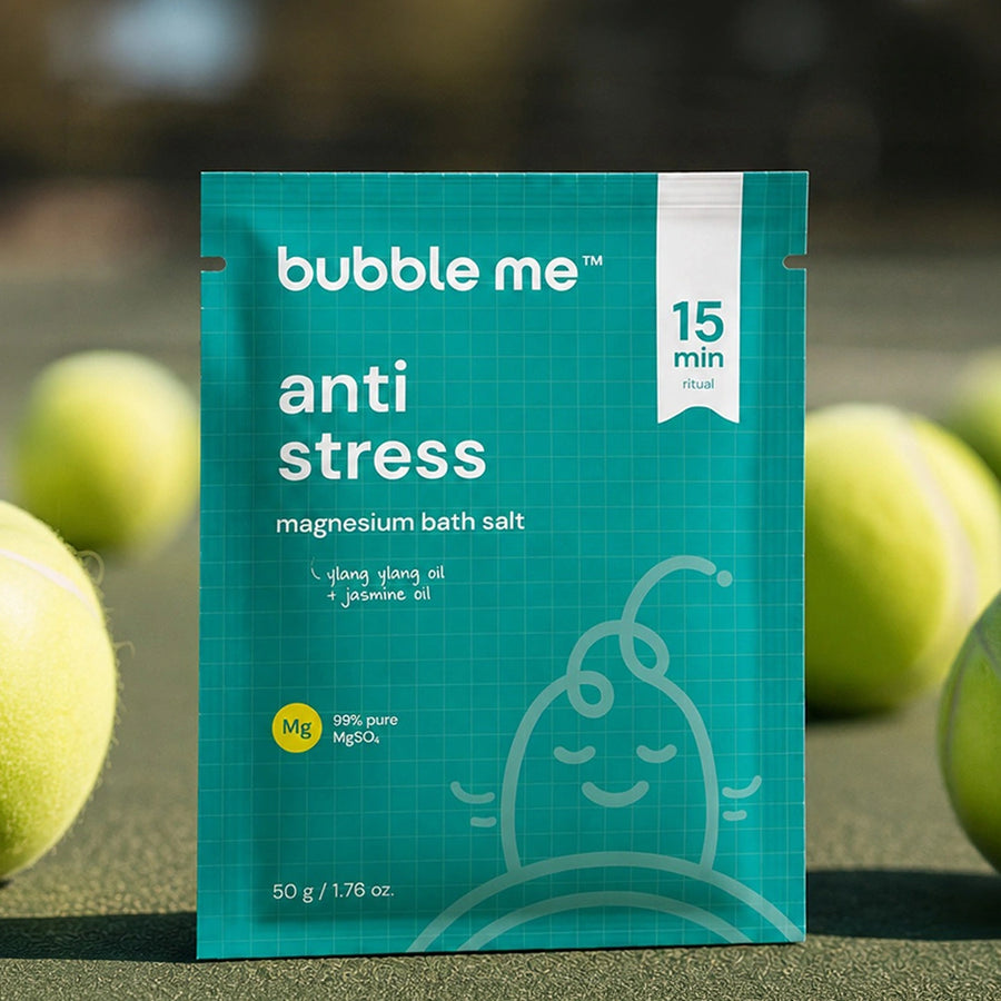 Anti Stress Magnesium Bath Salt 50g | Jasmine + Peppermint
