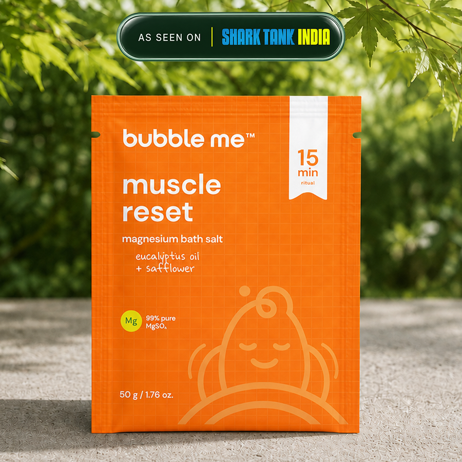Muscle Reset | Epsom Salt & Eucalyptus-Lavender Blend | Bath Salt Sachet