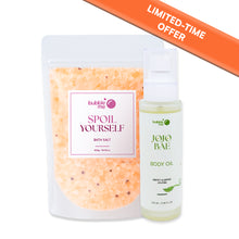 Body Care Duo – Bath Salts & Nourishing Body Oil