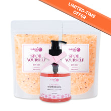 Relaxation Combo | 2 Bath Salts + Free Calming Shower Gel