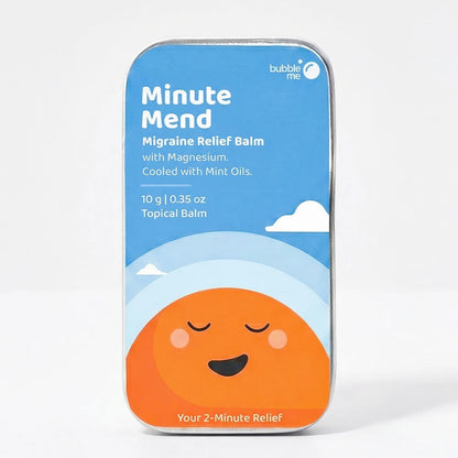 Minute Mend Magnesium Balm 10g | Peppermint, Eucalyptus, Chamomile | Migraine Headache Relief | 2-Minute Reset | Balm For Headache
