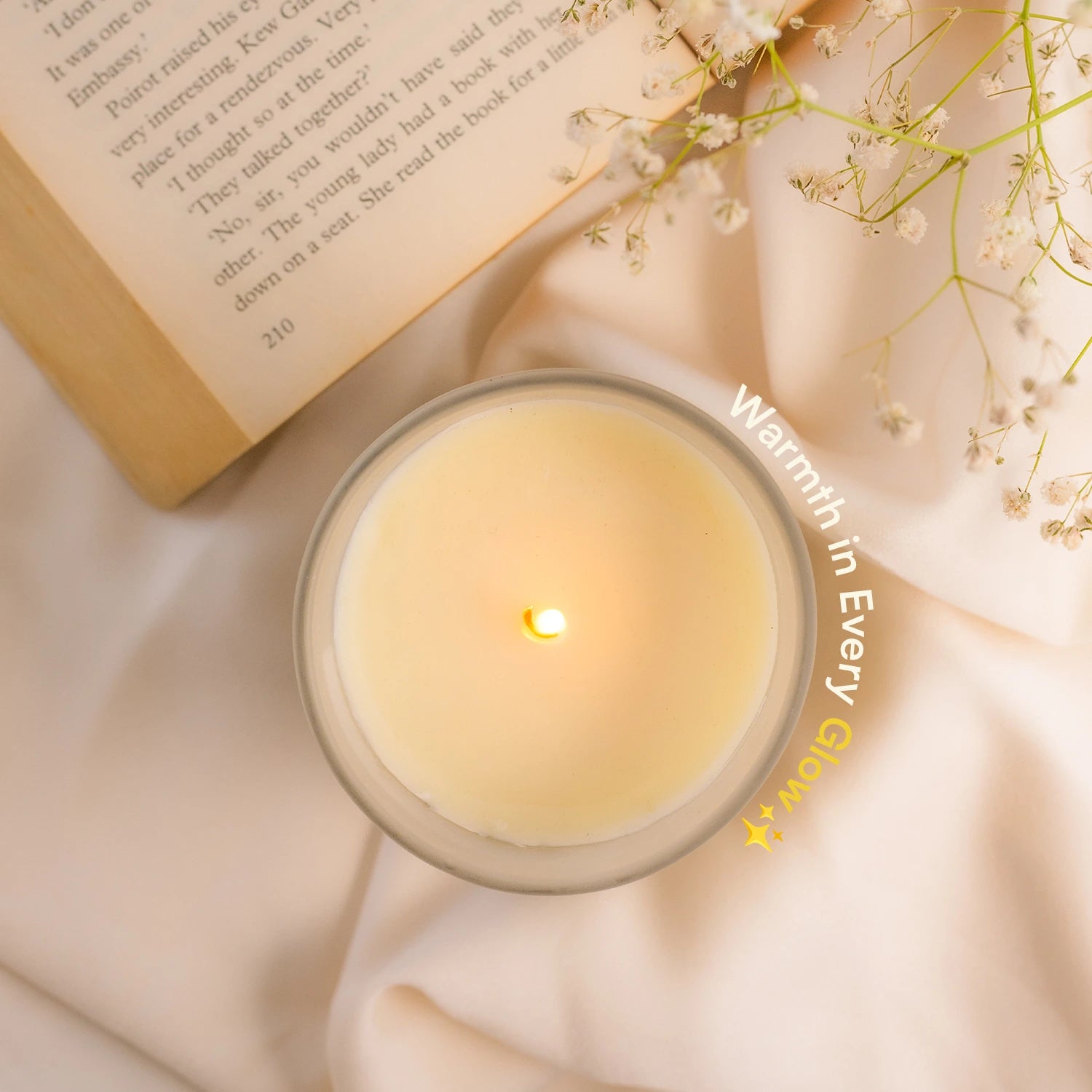 Flicker &amp; Bloom Candle