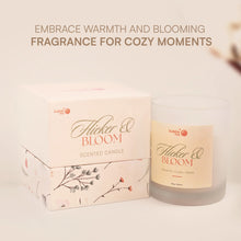 Flicker & Bloom Moisturising Candle - 100% Soy Wax