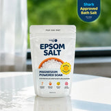 Magnesium Powered Epsom Salt Soak | 100% Pharma-grade Magnesium Sulphate | Peppermint Essential Oil | 800g Epsom Salt