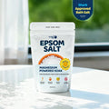 Magnesium Powered Epsom Salt Soak | 100% Pharma-grade Magnesium Sulphate | Peppermint Essential Oil | 1 Kg Epsom Salt