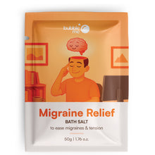 Migraine Relief | Epsom Salt with Peppermint & Chamomile Herbs | Bath Salt Sachet