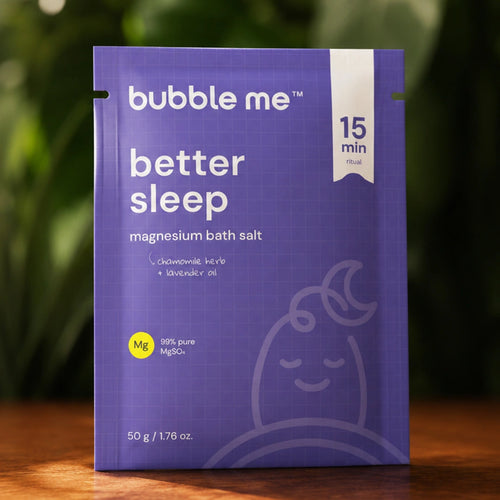 Better Sleep Magnesium Bath Salt 50g | Lavender + Chamomile
