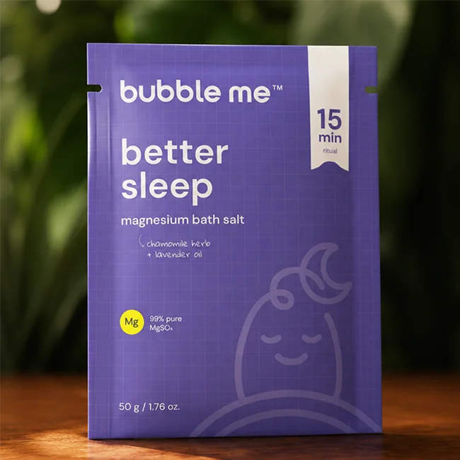 Better Sleep Magnesium Bath Salt 50g | Lavender + Chamomile