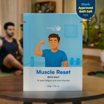Muscle Reset | Epsom Salt & Eucalyptus-Lavender Blend | Bath Salt Sachet