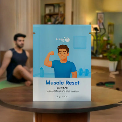 Muscle Reset | Epsom Salt & Eucalyptus-Lavender Blend | Bath Salt Sachet