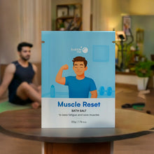 Muscle Reset | Epsom Salt & Eucalyptus-Lavender Blend | Bath Salt Sachet