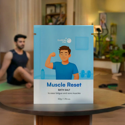 Muscle Reset | Epsom Salt & Eucalyptus-Lavender Blend | Bath Salt Sachet