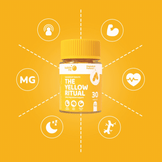 The Yellow Ritual | Magnesium Supplement Tablets | Supports Daily Magnesium Intake, Mineral Balance & Nutrition | 30 Tablets