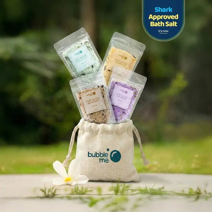 The Soak Potli | Epsom Salt & Essential Herbs | Pack of 4 | Bath salts