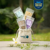 The Soak Potli | Epsom Salt & Essential Herbs | Pack of 4 | Bath salts