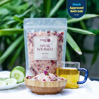 Spoil Yourself Bath Salt with Epsom & Pink Salt | Better Sleep, Muscle Recovery, Stress Relief | 400g