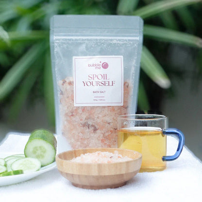 Spoil Yourself Bath Salt with Epsom & Pink Salt - Better Sleep, Muscle Recovery, Stress Relief | 400g