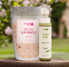 Body Care Duo – Bath Salts & Nourishing Body Oil