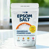 Magnesium Powered Epsom Salt Soak | 100% Pharma-grade Magnesium Sulphate | Peppermint Essential Oil | 1 Kg Epsom Salt