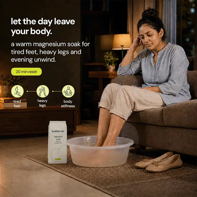 Magnesium Powered Epsom Salt 800g | 99.8% Epsom Salt + Peppermint